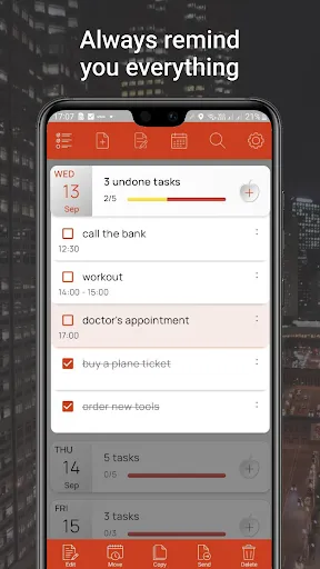 Captures d'écran de My Tasks: Planner & To-Do List