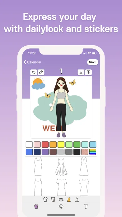 صور My Fashion Diary(stickers)