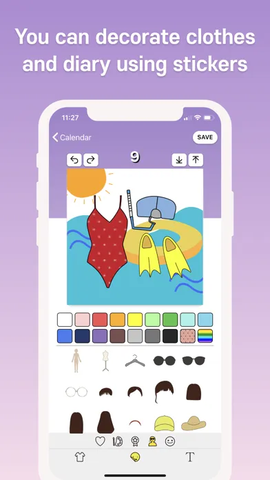 صور My Fashion Diary(stickers)