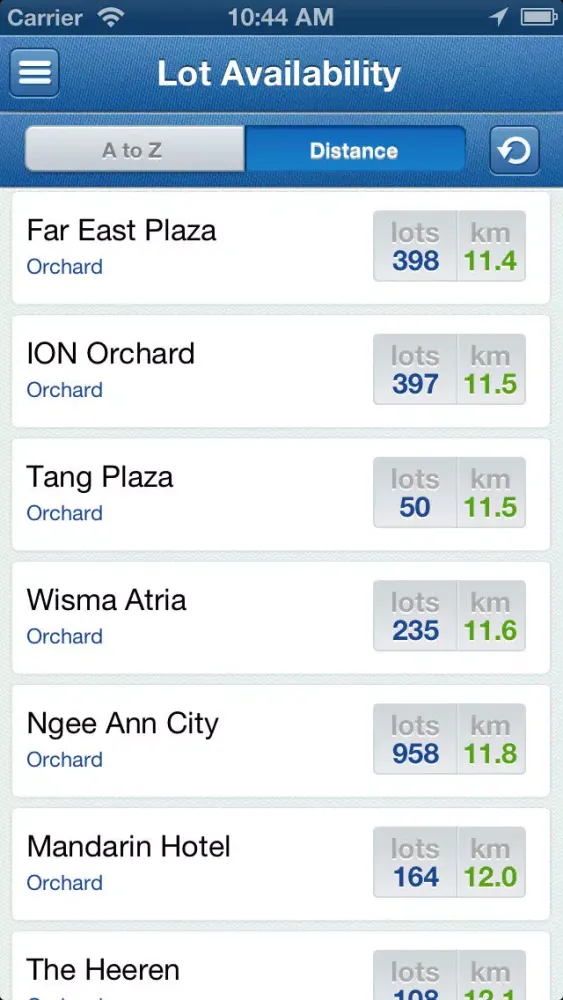 Carpark@SG Screenshots
