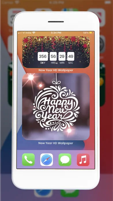 Captures d'écran de New Year Countdown !!