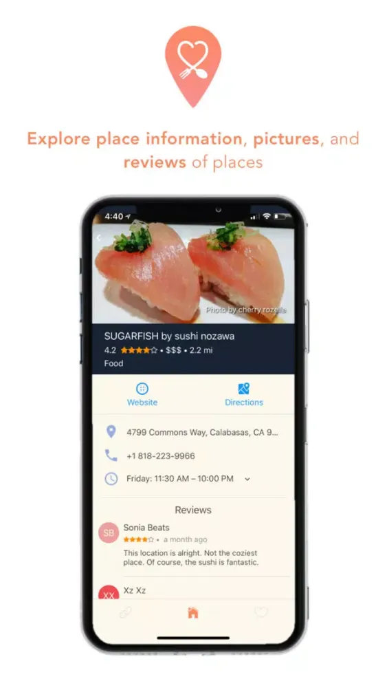 Where Should We Eat? Screenshots