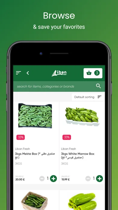 Liban Fresh Ekran Görüntüleri