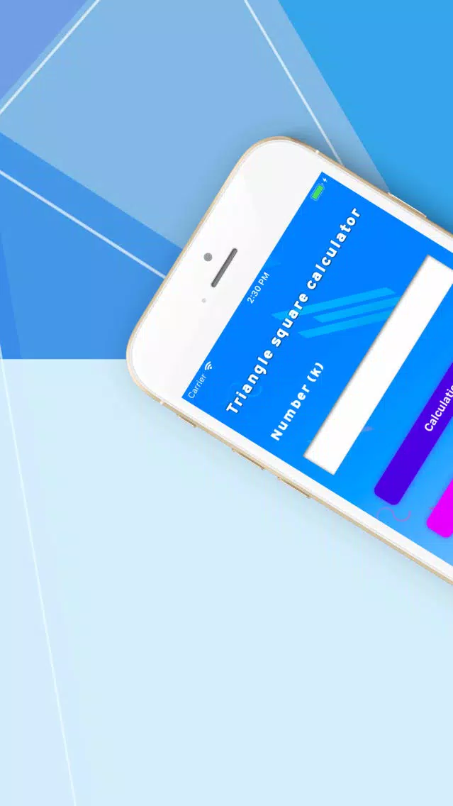 Capturas de pantalla de Triangle-Square Calculator
