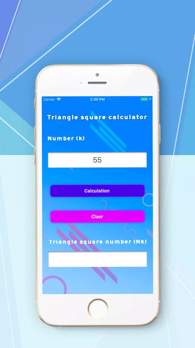 Capturas de pantalla de Triangle-Square Calculator