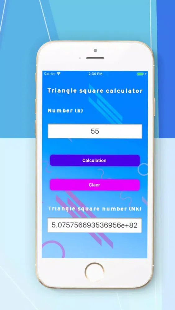 Triangle-Square Calculator应用截图