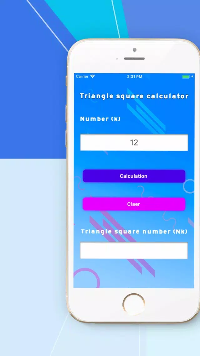 Capturas de pantalla de Triangle-Square Calculator