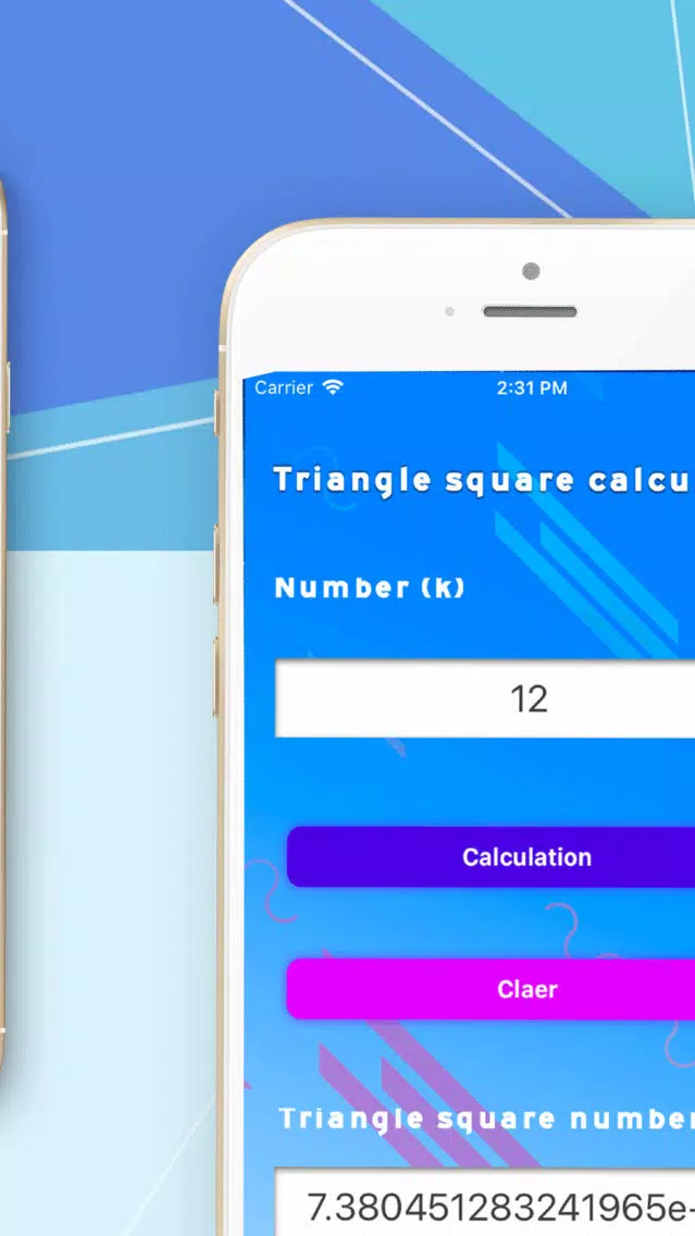 Capturas de pantalla de Triangle-Square Calculator