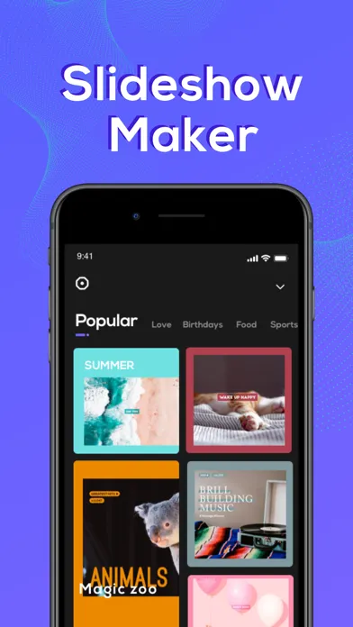 Photo Slideshow Editor स्क्रीनशॉट