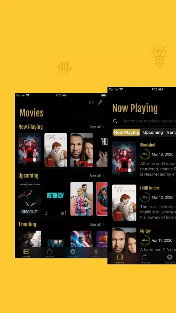 ภาพหน้าจอของ WeFlex - Movie Discovery