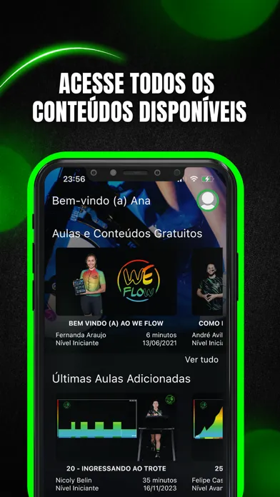 Captures d'écran de Ciclismo Indoor e Corrida