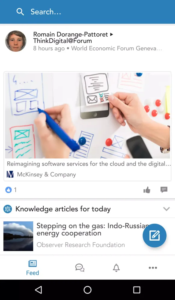 World Economic Forum TopLink Screenshots