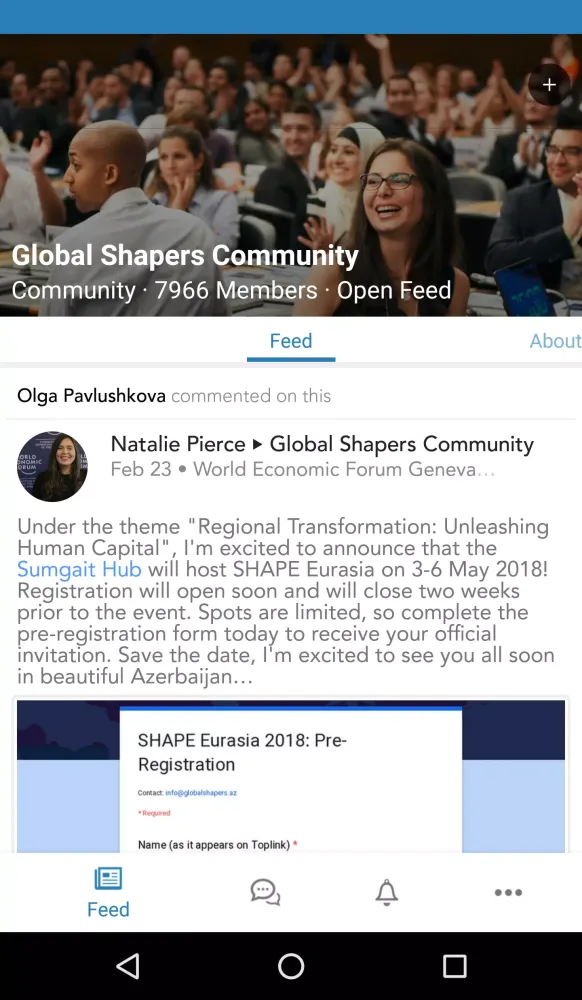 World Economic Forum TopLink Screenshots