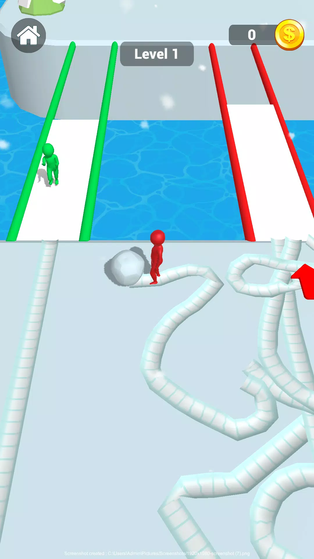 Snow Ball: Ice Race Screenshots