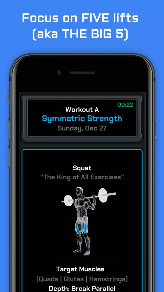 Capturas de pantalla de Barbell 101: Intro to Strength
