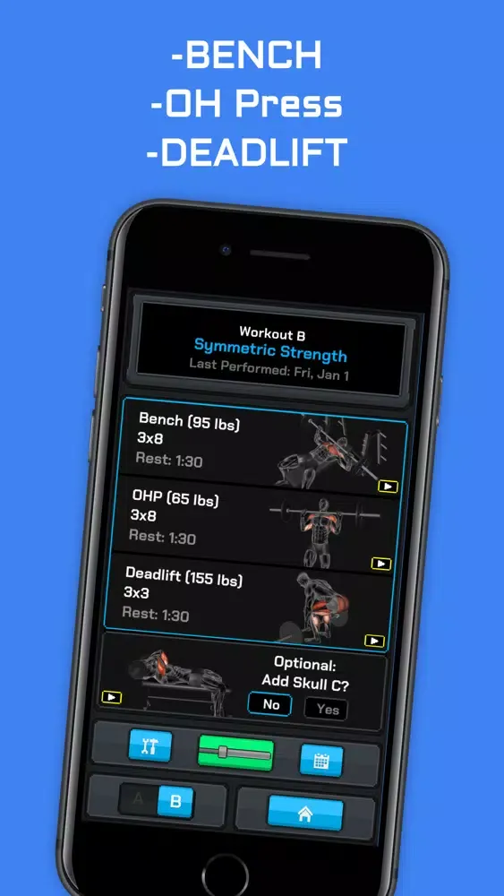 Capturas de pantalla de Barbell 101: Intro to Strength