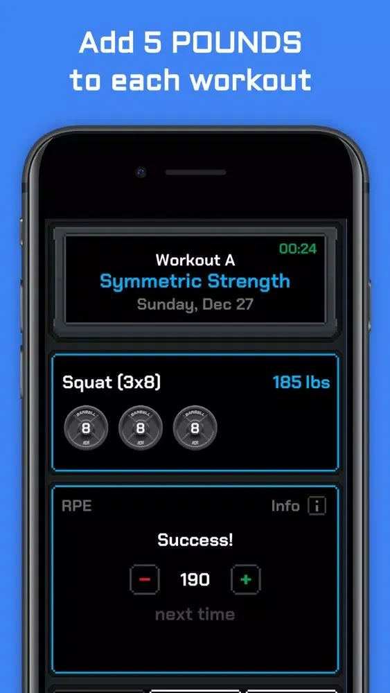 Capturas de pantalla de Barbell 101: Intro to Strength