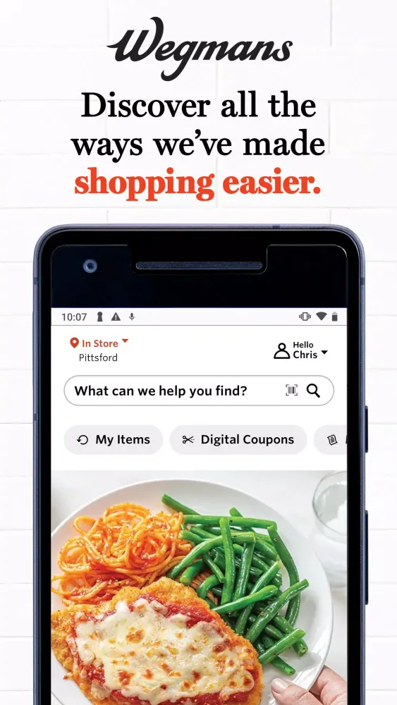 Zrzuty ekranu Wegmans