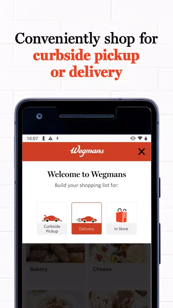 Zrzuty ekranu Wegmans