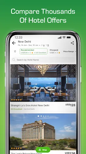 Tangkapan layar Wego - Flights, Hotels, Travel