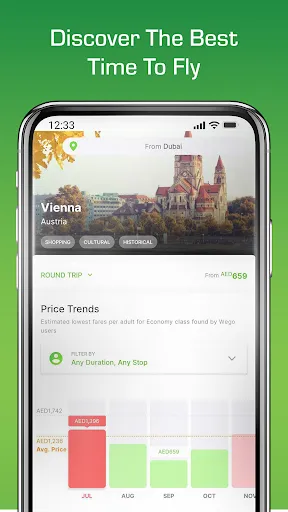 Tangkapan layar Wego - Flights, Hotels, Travel