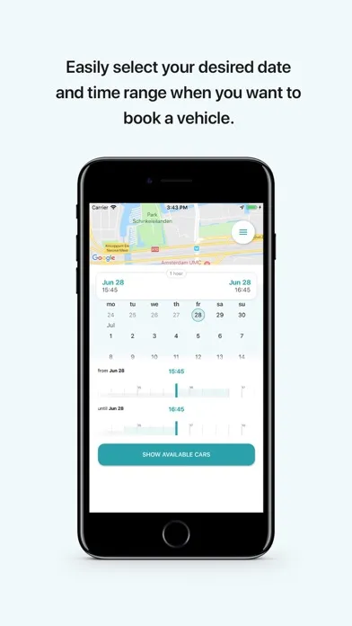 Captures d'écran de WeGo Carsharing