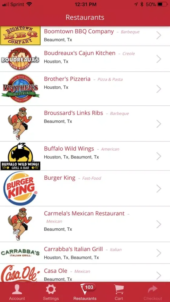 Gofer Delivery Screenshots