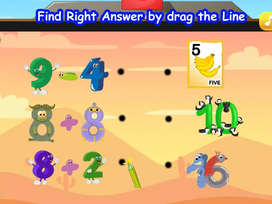 Fun Cat Math Game iPad 应用截图