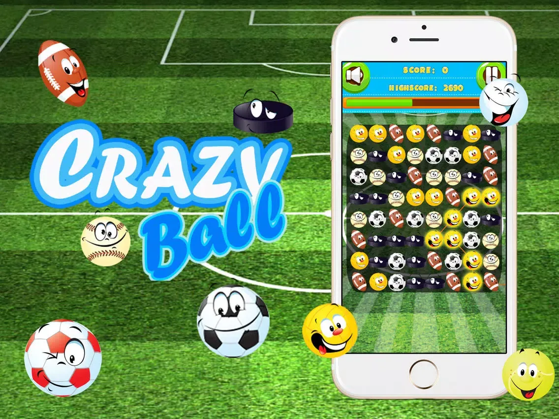 ภาพหน้าจอของ Crazy Ball Match 3 Game iPad 