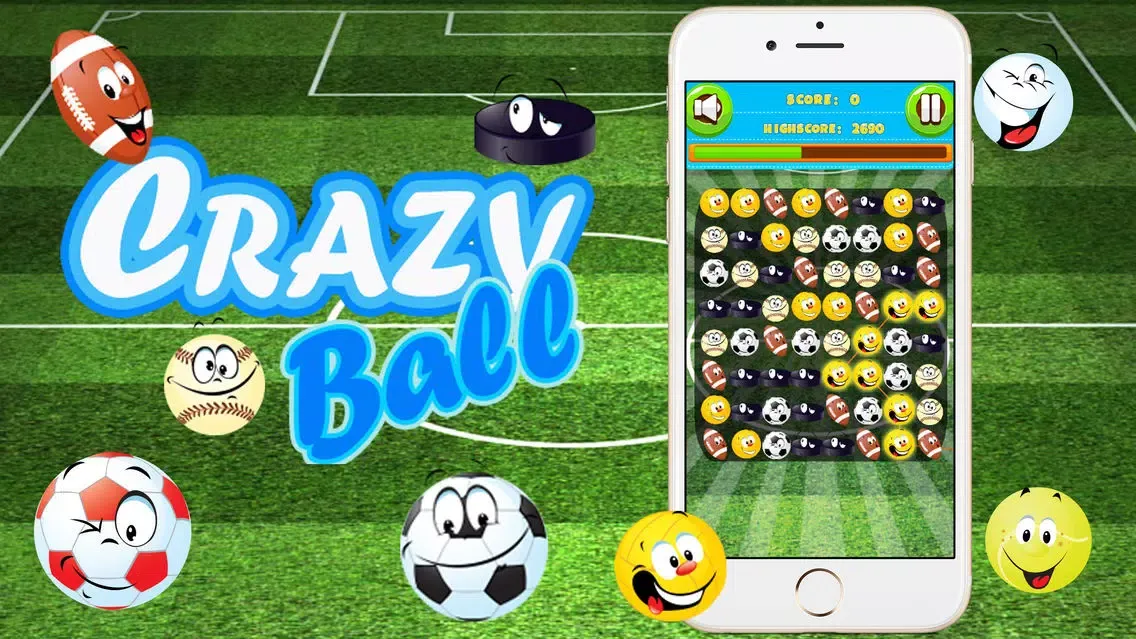 ภาพหน้าจอของ Crazy Ball Match 3 Game
