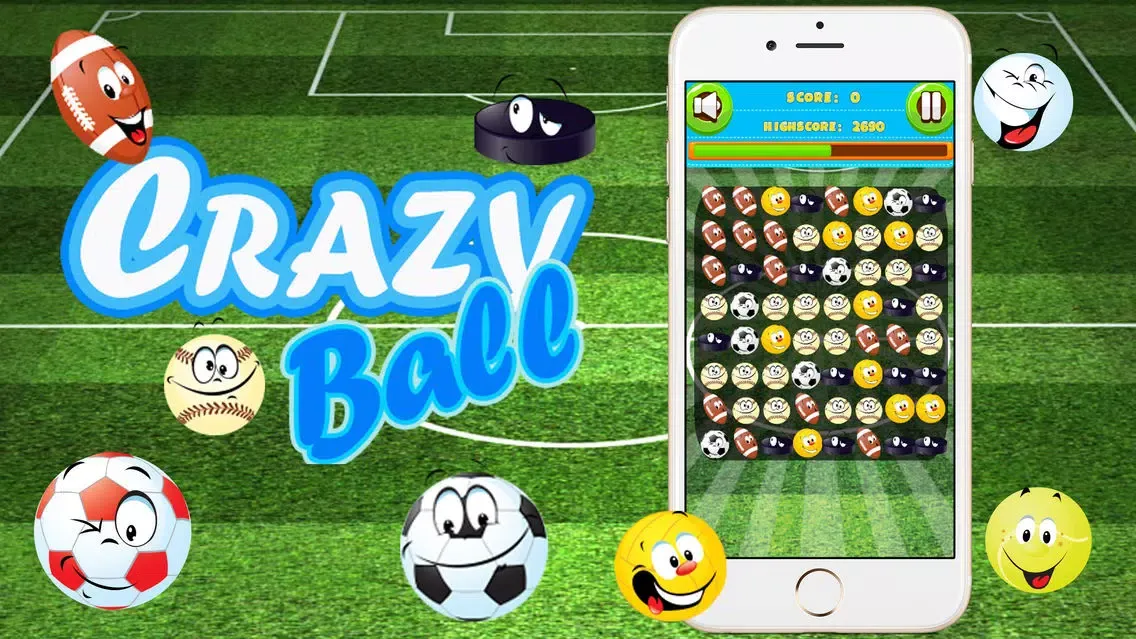 ภาพหน้าจอของ Crazy Ball Match 3 Game