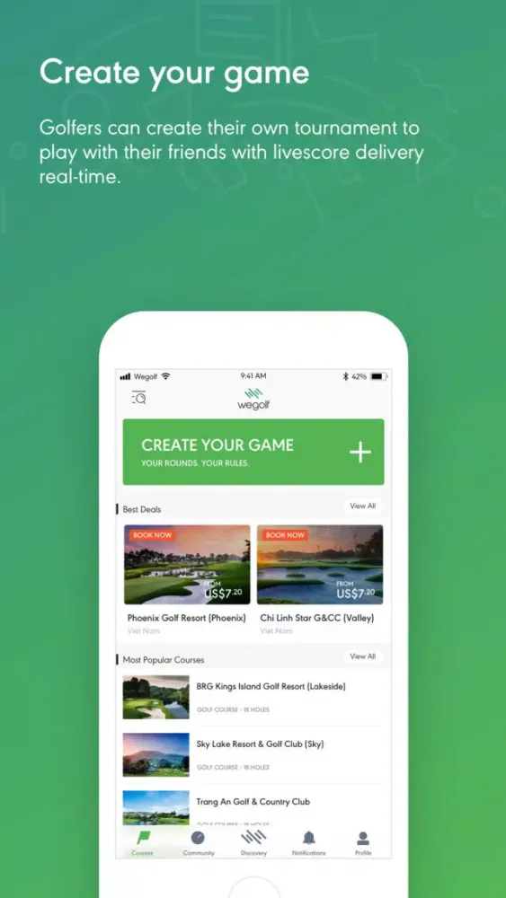 Capturas de pantalla de Wegolf - Live golf scoring