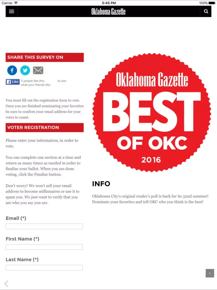 Best of OKC iPad 应用截图