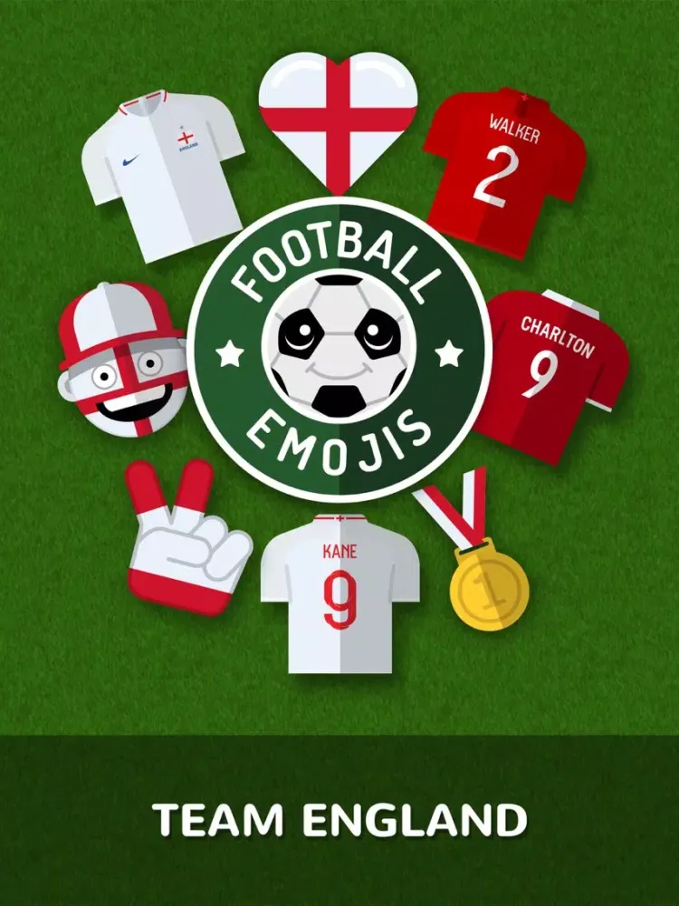 Скриншоты Football Emojis — Team England iPad 