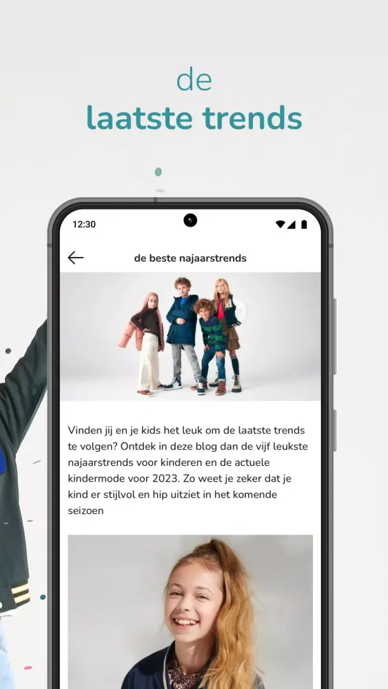 Tangkapan skrin kleertjes.com