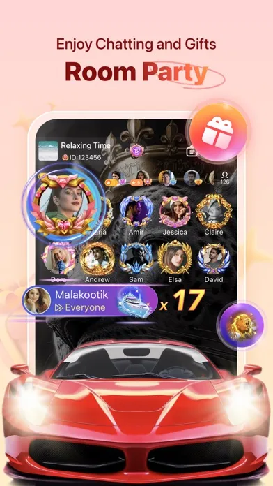 Zrzuty ekranu Yalla - Group Voice Chat Rooms