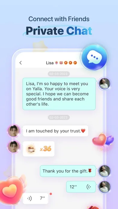 Zrzuty ekranu Yalla - Group Voice Chat Rooms