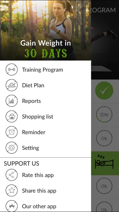 Weight Gain Exercise 30 days स्क्रीनशॉट