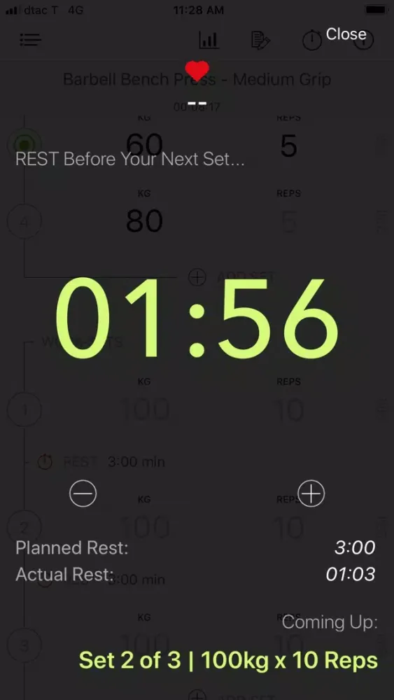 Capturas de pantalla de Lifting Log - Weight Training