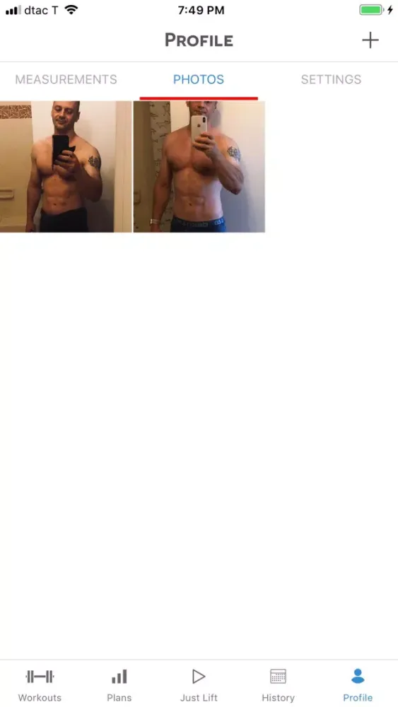 Capturas de pantalla de Lifting Log - Weight Training
