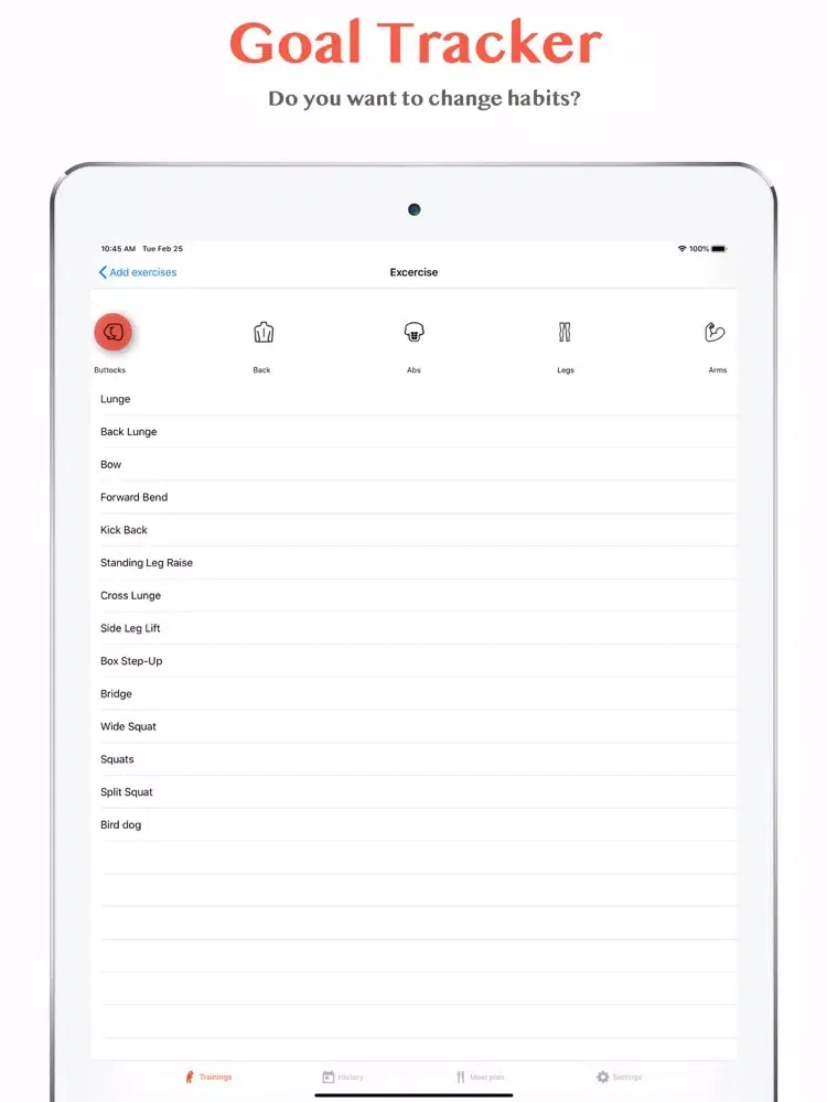 Weight loss fitness peloton iPad 应用截图