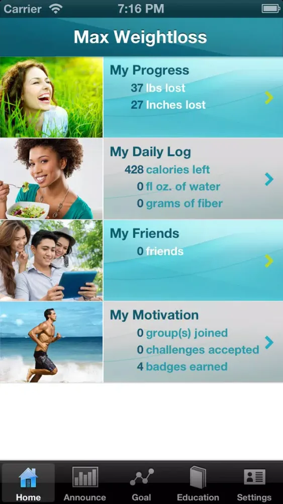 Max Weight Loss System Screenshots