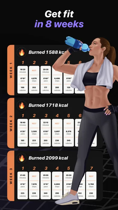 Weight Loss Running by Runiac स्क्रीनशॉट