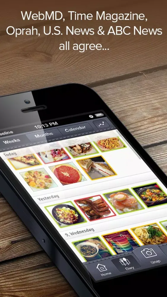 Capturas de tela do Weight Snap - Personal Fitness, Health And Weight Tracking Diary