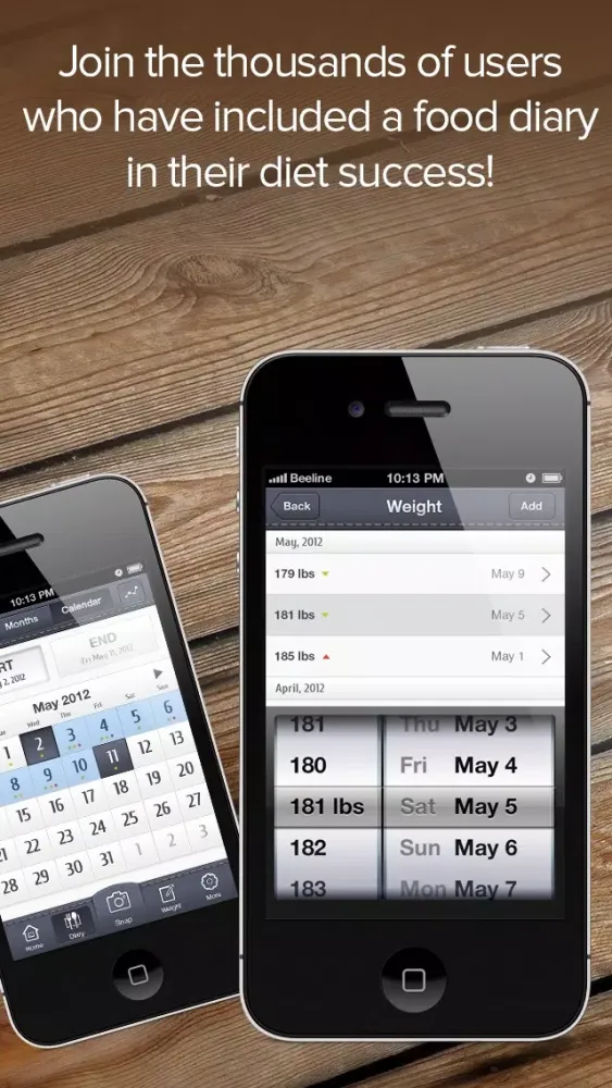 Capturas de tela do Weight Snap - Personal Fitness, Health And Weight Tracking Diary