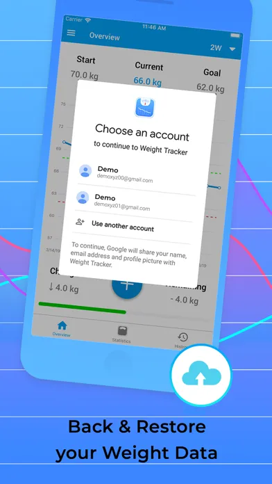 Weight Tracker for Weight Loss سکرین شاٹس