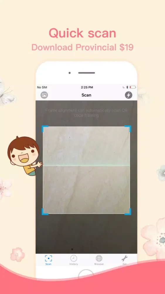 Capturas de tela do QR Reader for iPhone&iPad Pro