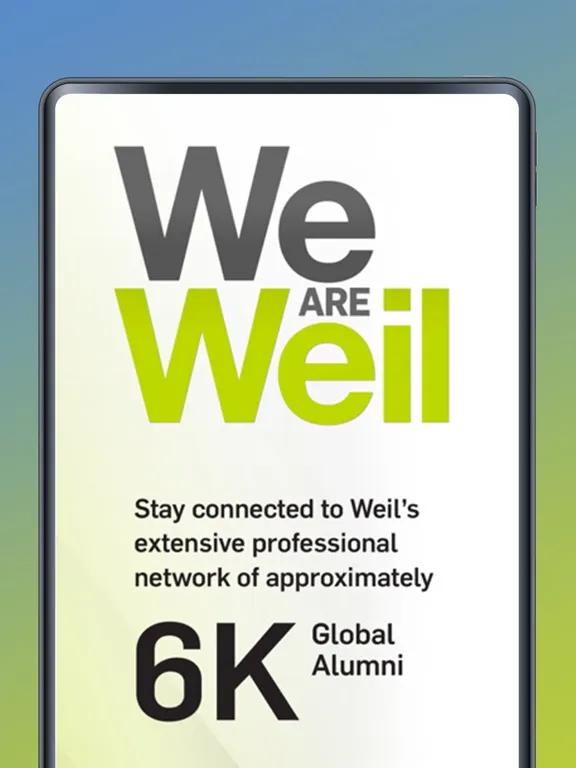 Weil Alumni iPad  স্ক্রিনশট