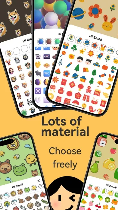Скриншоты HiEmoji：Emoji Wallpaper Editor
