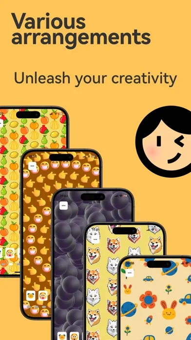 Скриншоты HiEmoji：Emoji Wallpaper Editor